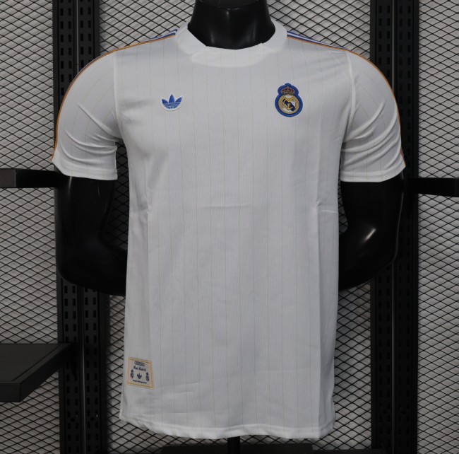 Player Version 25/26 Real Madrid White Casual Jersey
