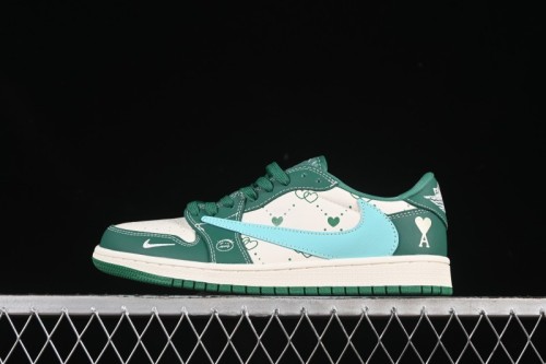 Nike Travis Scott x Fragment Design x Air Jordan 1 Low OG SP AJ1 Low Top Casual Sneakers - LD2025-030