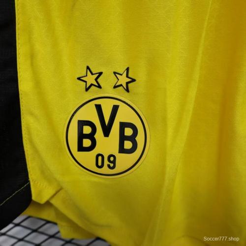 Player Version 25/26 Borussia Dortmund Yellow Shorts