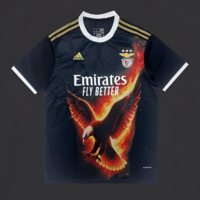 25/26 SL Benfica Navy with Fire Eagle Jersey