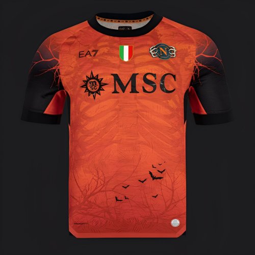 25/26 SSC Napoli Halloween Orange Jersey