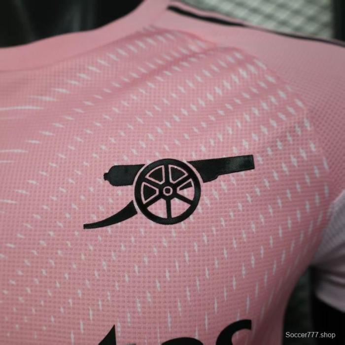 Player Version 25/26 Arsenal Pink Pre-Match Jersey