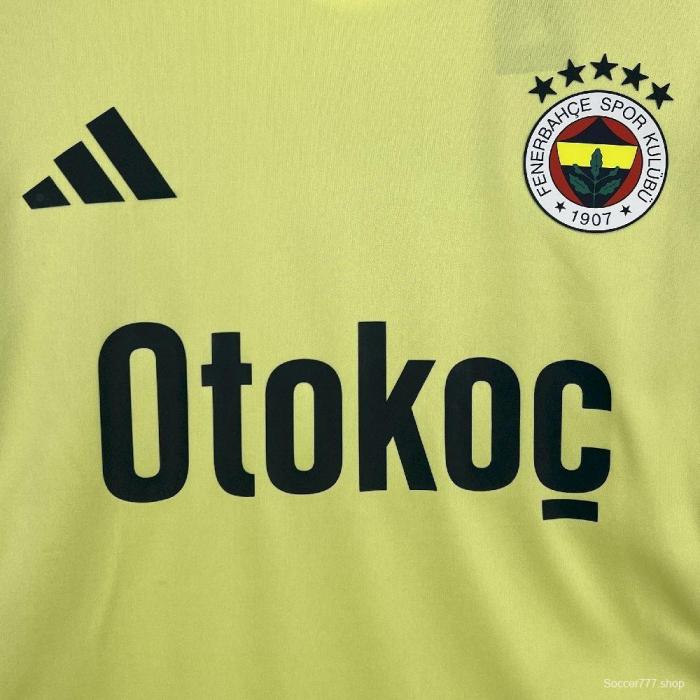 25/26 Fenerbahce Away Yellow Jersey