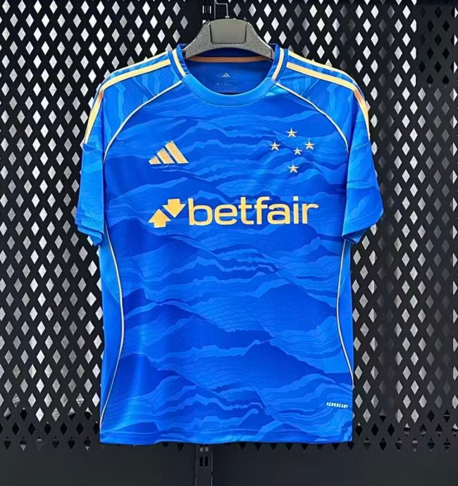 25/26 Cruzeiro Third Blue Jersey