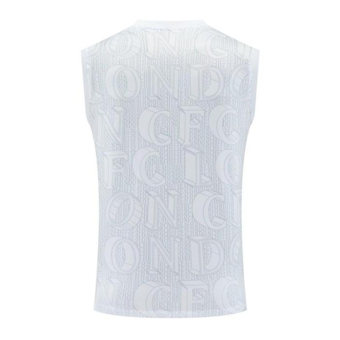 25/26 Chelsea White Vest Jersey+Shorts