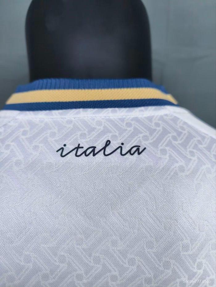 Player Version 2025 Italy Away WHITE Jersey