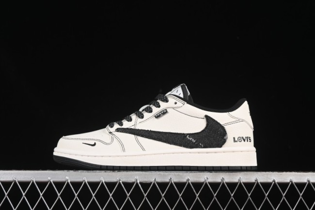 Levis x Jordan 1 Low AJ1 Cultural Casual Skate Shoes - LE2436-135