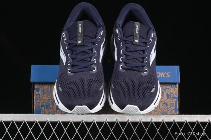 Brooks Ghost 15 Low-Cut Breathable Cushioned Support Casual Running Shoes - 1103931D026