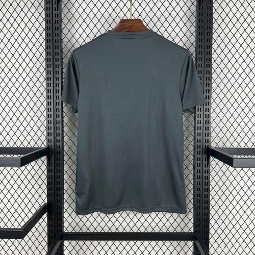 2025 NIKE Training Dark Grey with Abstract Paint Brush Pattern T-Shirt #1045