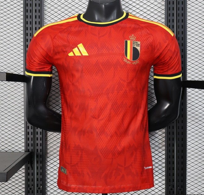Player Version 2025 Belgium Home Jersey