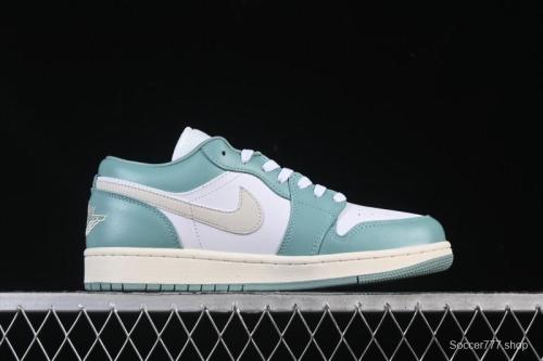 Nike Air Jordan 1 Low AJ1 Fresh Mint Green Low-Top Casual Skate Shoes DC0774-138