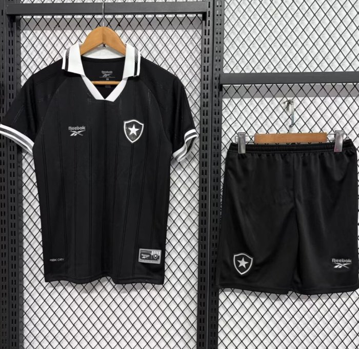 25/26 Kids Botafogo Away Black Jersey