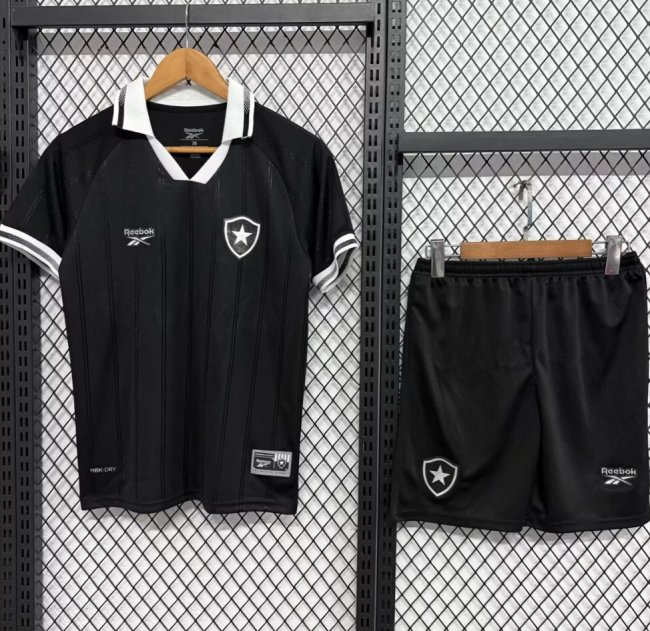 25/26 Kids Botafogo Away Black Jersey