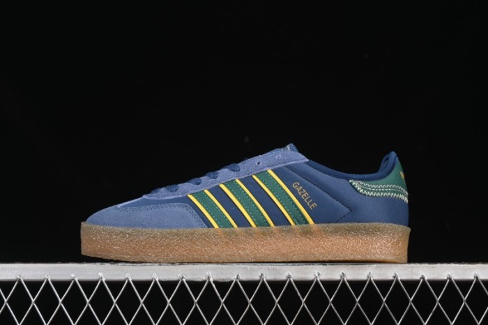 Adidas Originals Gazelle S By JR5408 Clot Collaboration Platform Casual Slip-Resistant Wear-Resistant Low-Top Sneakers