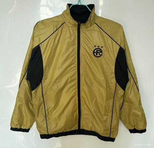 25/26 Equipo FC Reversible Golden/Black Reversible  Windbreaker