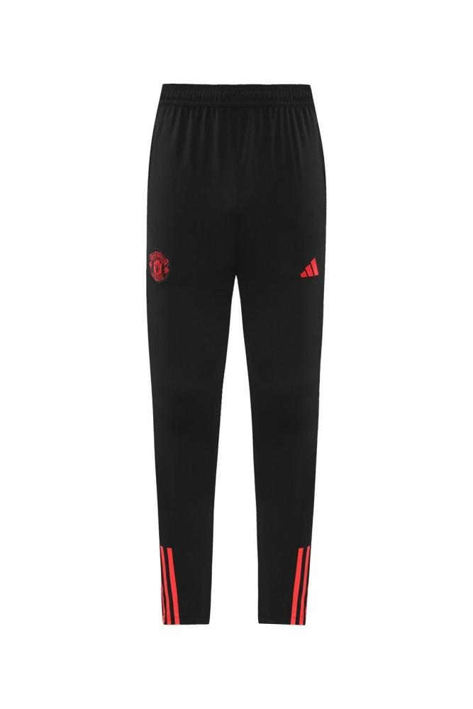 25/26 Manchester United Black Half Zipper Jacket+Long Pants