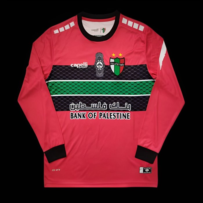 Retro 22/23 Palestino CD Long Sleeve RED Jersey