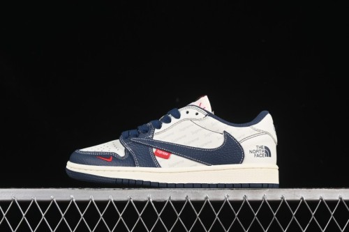 Nike Travis Scott x Fragment Design x Air Jordan 1 Low OG SP AJ1 Low Top Casual Sneakers - XZ5749-009