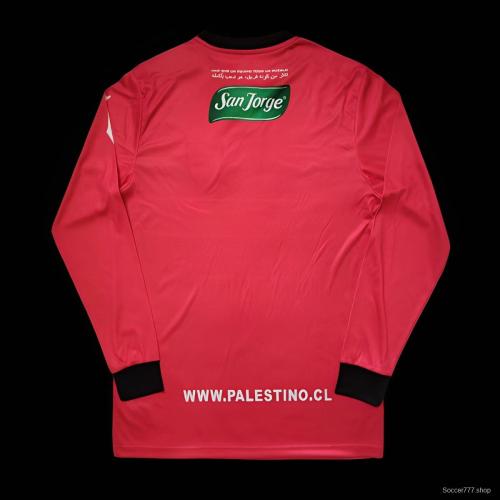 Retro 22/23 Palestino CD Long Sleeve RED Jersey