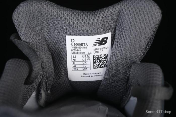 New Balance 2000 Series Retro Dad Style Casual Sports Running Shoes - U2000ETA