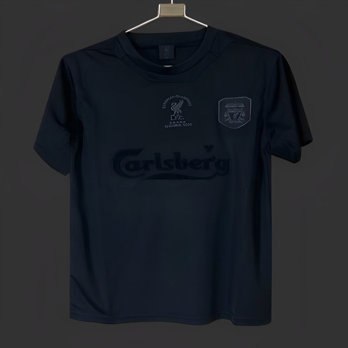 25/26 Liverpool Blackout 2005 Istanbul BLACK Jersey