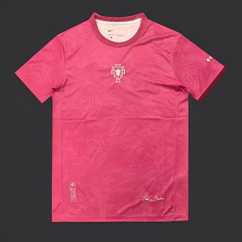 2025 Portugal RED Comma Football The Siu Jersey