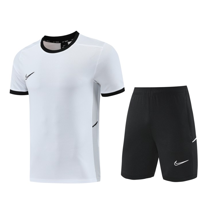 2025 NIKE White Short Sleeve Jersey + Shorts
