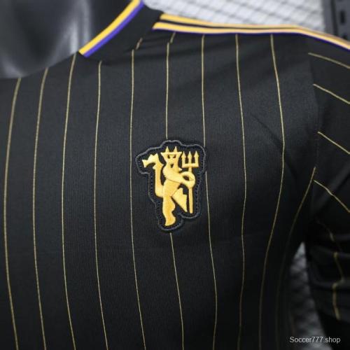 Player Version 25/26 Manchester United Black Casual Jersey