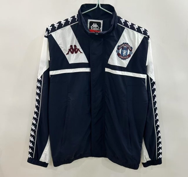 25/26 Manchester United 1967 Style Black/White Windbreaker