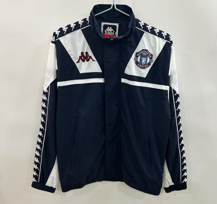 25/26 Manchester United 1967 Style Black/White Windbreaker