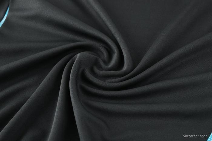 2025 Argentina Dark Gray Short Sleeve+Soccer Shorts