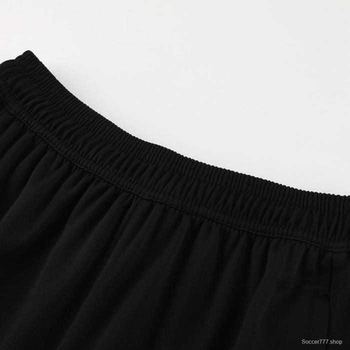 23/24 Arsenal Black S-2XL Half Zipper Jacket+Long Pants