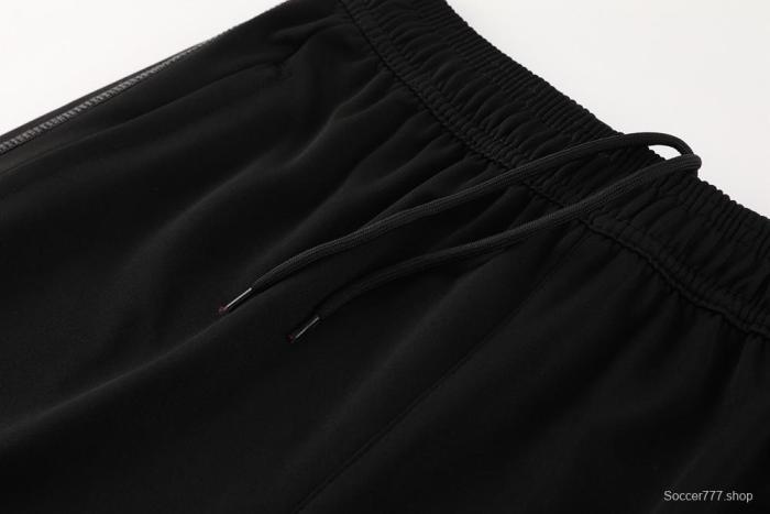 23/24 Turkey Black S-2XL Half Zipper Jacket+Long Pants