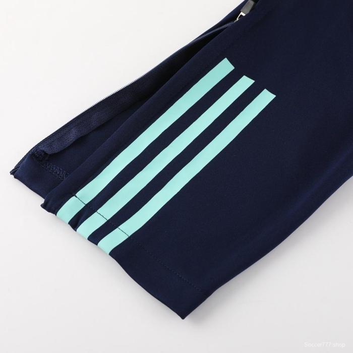 23/24 Ajax White S-2XL Half Zipper Jacket+Long Pants