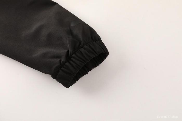 2025 Adidas Black Half Zipper Jacket+Long Pants S-2XL