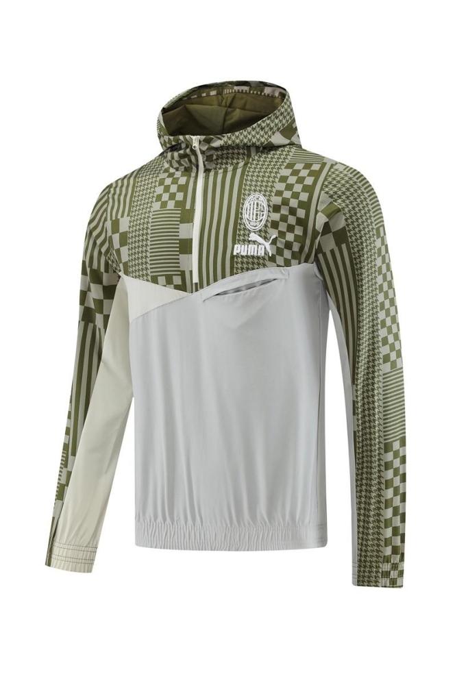 AC Milan Half Zipper Jacket+Long Pants S-2XL