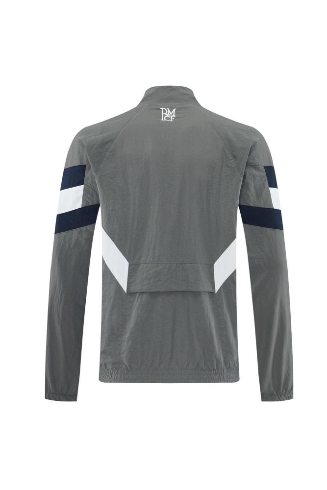 25/26 Real Madrid Grey S-3XL Half Zipper Jacket+Long Pants