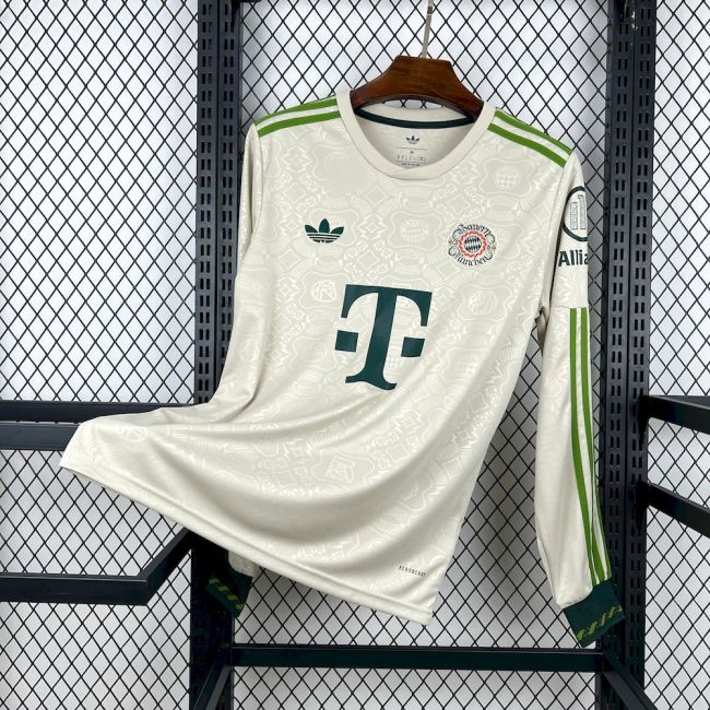 2025/26 Mens Bayern Munich Oktoberfest Long Sleeve Jersey