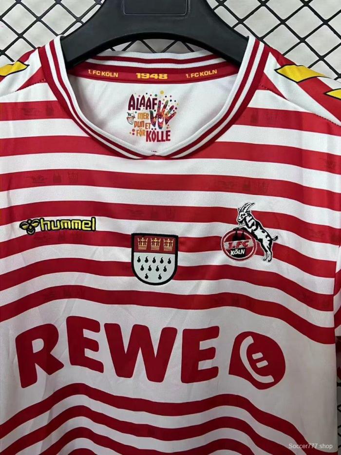 25/26 Koln Carnival White/Red Special Jersey