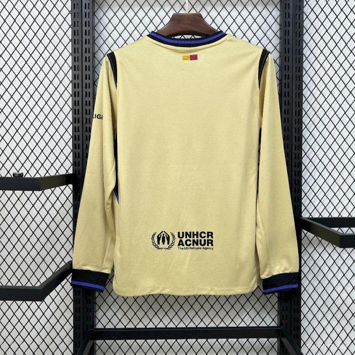2025/26 Mens Barcelona Away Long Sleeve Jersey