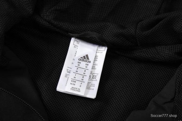 2025 Adidas Black Half Zipper Jacket+Long Pants S-2XL