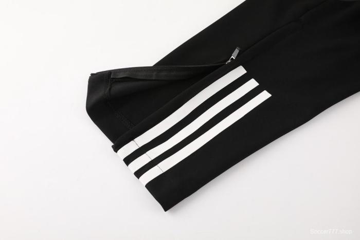 23/24 Turkey Black S-2XL Half Zipper Jacket+Long Pants