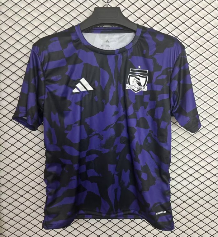 25/26 Colo-Colo Purple with Camouflage Pattern Pre-Match Jersey