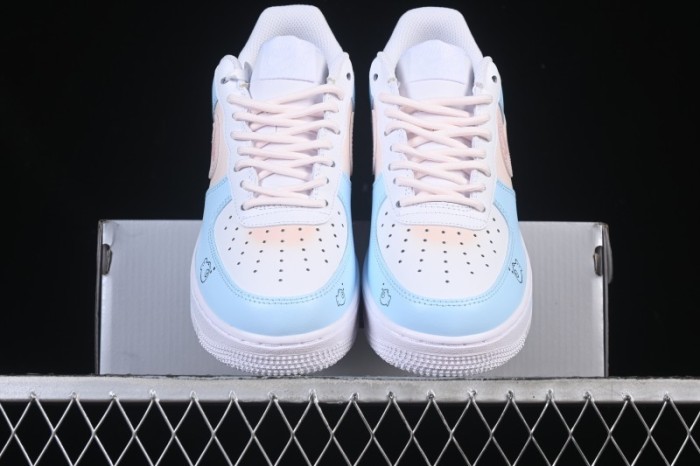 Nike Air Force 1 '07 Low Casual Sneakers with Custom Design - ZH0316-107