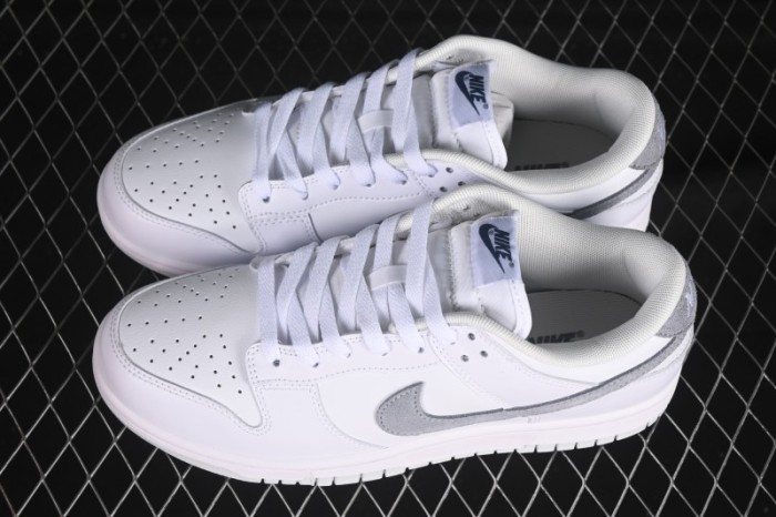 Nike SB Dunk Low White Grey Low-Top Casual Skate Shoes - IH0632-141