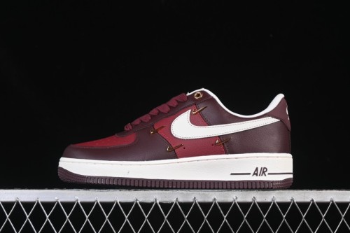 Nike Air Force 1'07 Low Casual Sneakers with Full-Length Air Cushion - IR0485-611