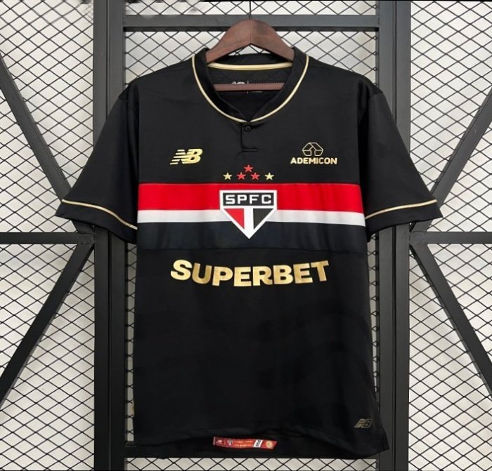 25/26 Sao Paulo Third Black Jersey