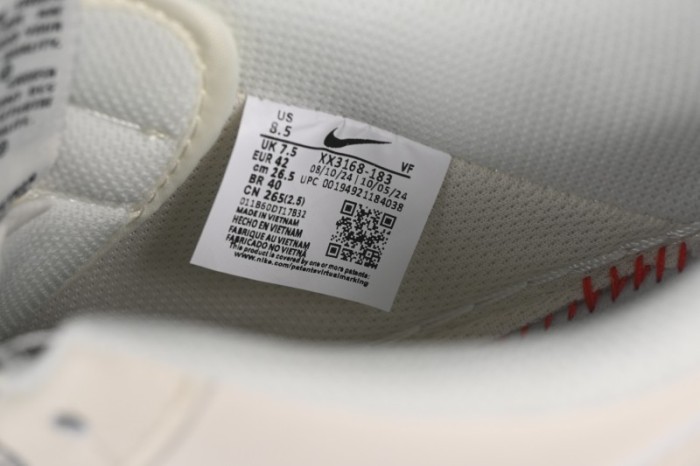 Nike Air Force 1'07 Low Casual Sneakers with Triple Black Swoosh - XX3168-183