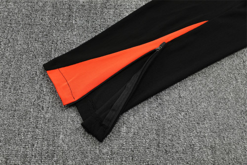 Player Version 25/26 Brazil Orange Half Zipper Jacket+Long Pants