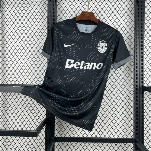 2025/26 Sporting CP Black Away Jersey
